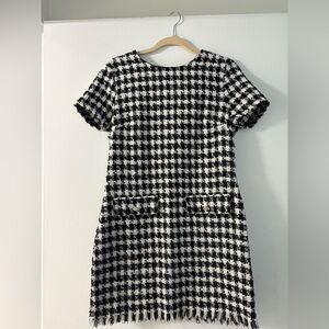 BeBop Black and White Checkered Dress